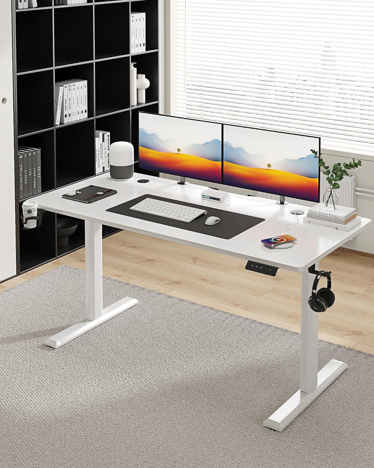 Mesa de altura ajustable eléctrica (55" X 24")